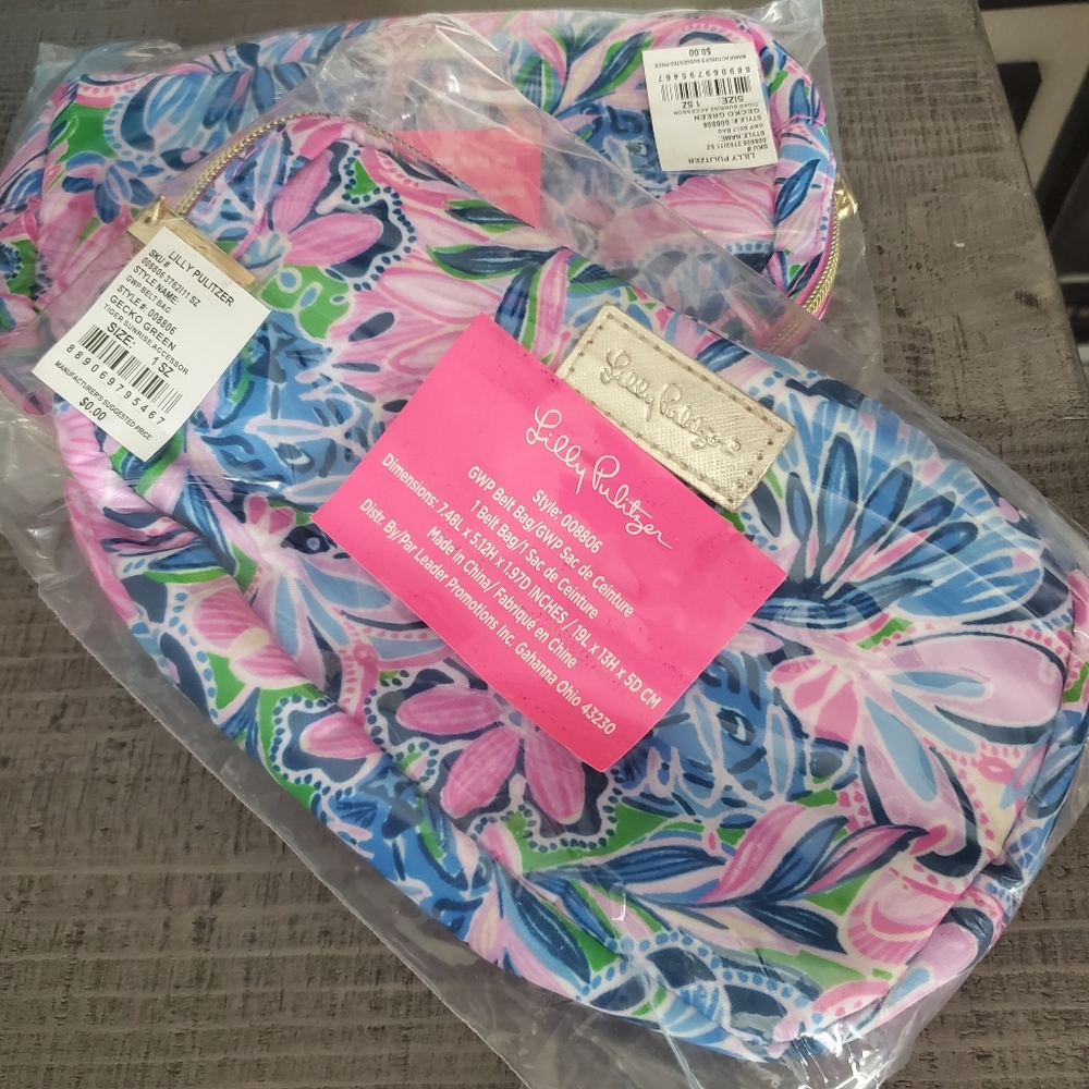 LILLY pulitzer beltbag